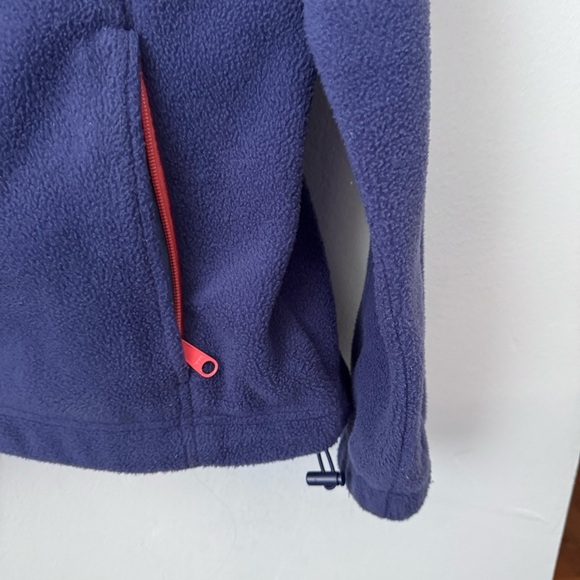 Columbia purple with pink trim fleece zip up jacket Size Small - Picture 3 of 8